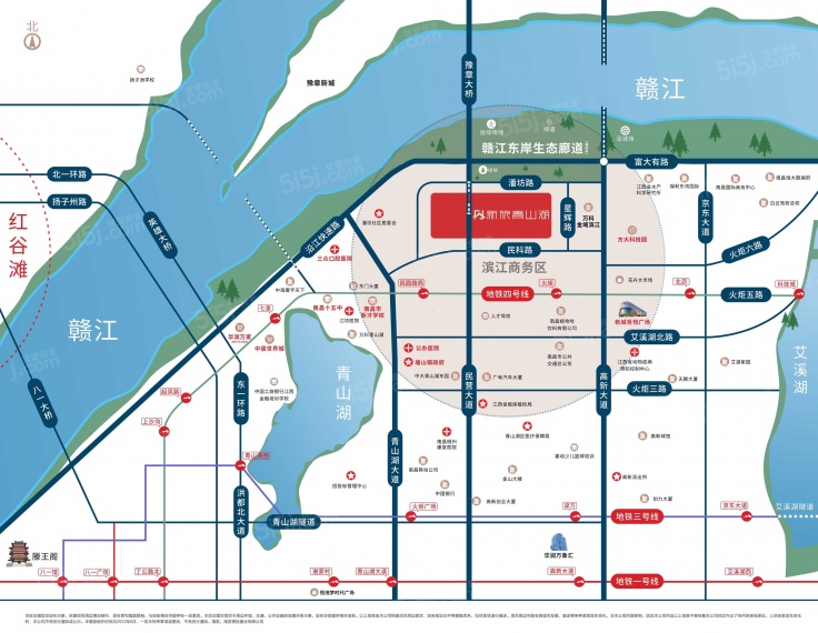 新旅青山湖区位图