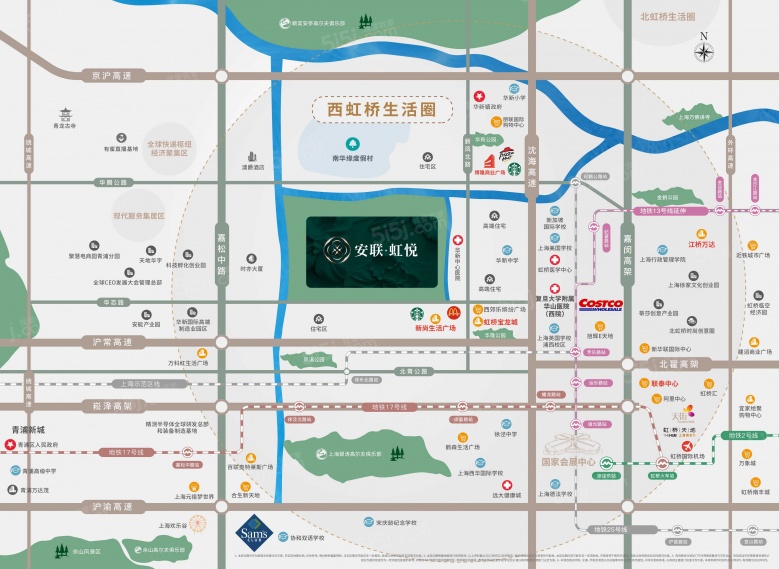 安联虹悦区位图