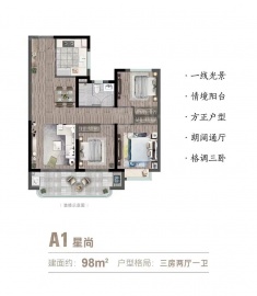 高科紫尧星院3室2厅1卫