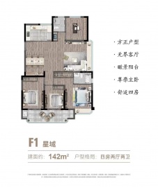 高科紫尧星院4室2厅2卫