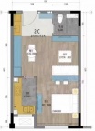 1室1厅1卫户型图