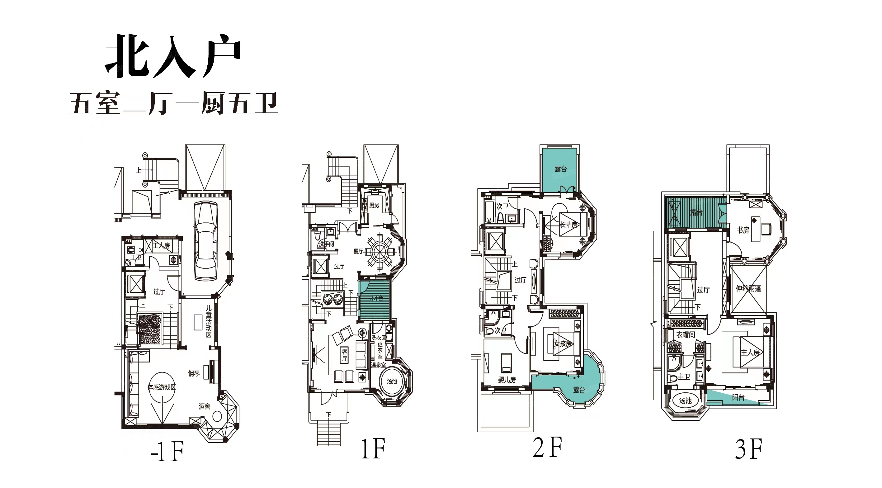 汀兰湖5室2厅5卫