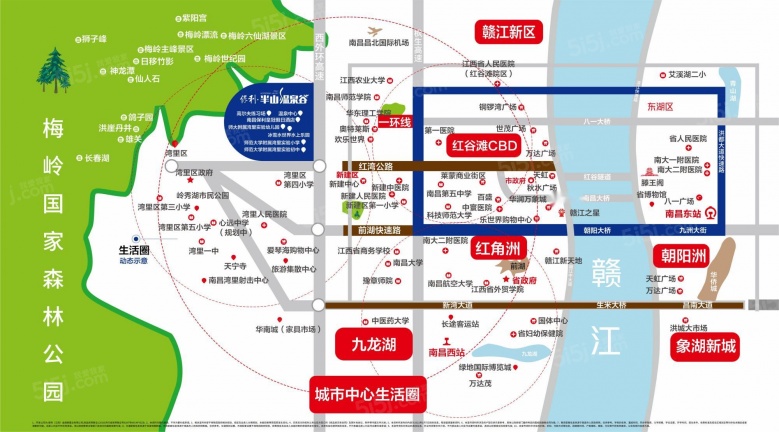 保利半山国际花园区位图