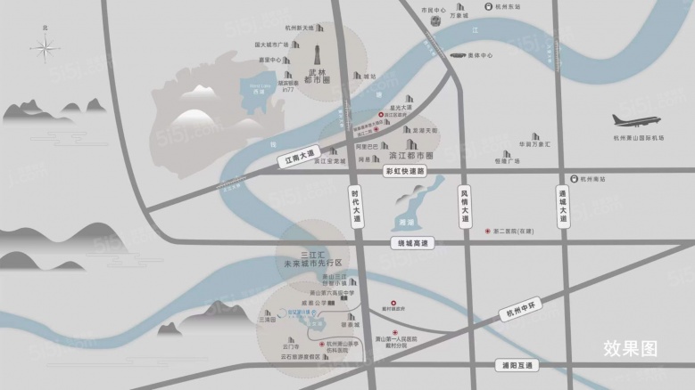 银泰仙女湖小镇区位图