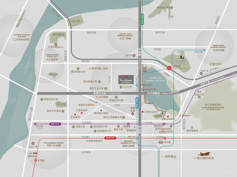 华贸国际中心区位图