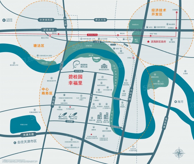 碧桂园幸福里区位图