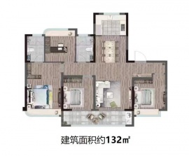 4室2厅2卫户型图