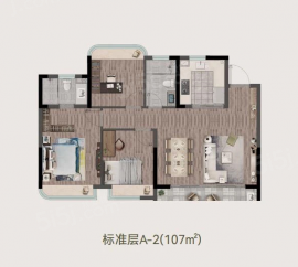 4室2厅2卫户型图