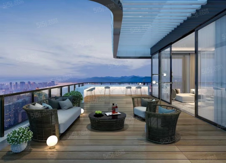 亿联之江心月实景图