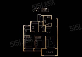 3室2厅2卫户型图