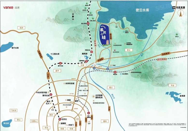 万科弗农小镇区位图