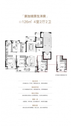 4室2厅2卫户型详情