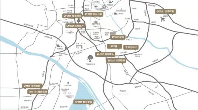 绿城桂语朝阳区位图