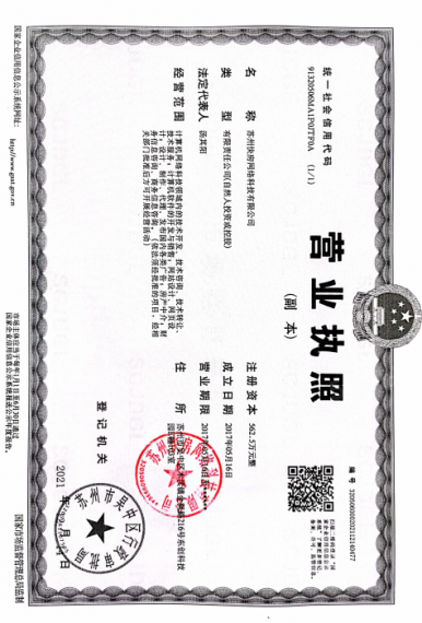太湖朗郡二级合作房营业执照