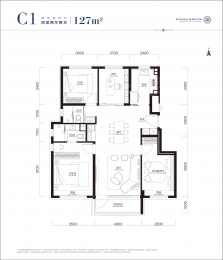4室2厅2卫户型图