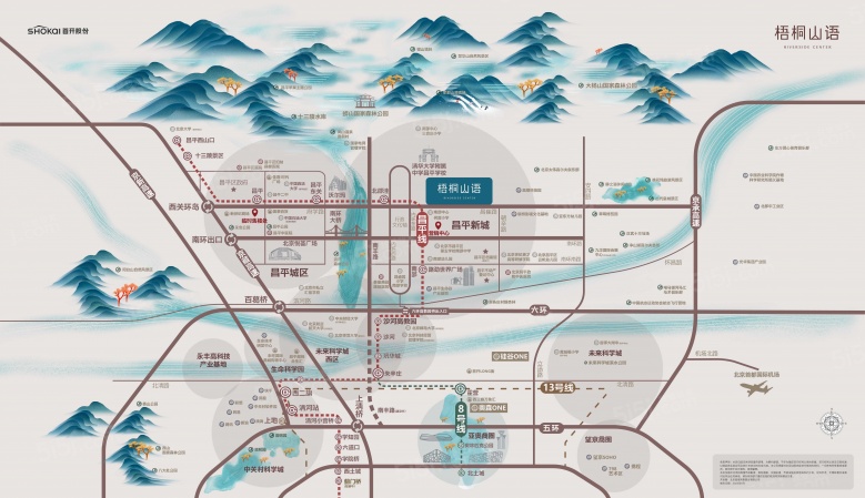 梧桐山语区位图