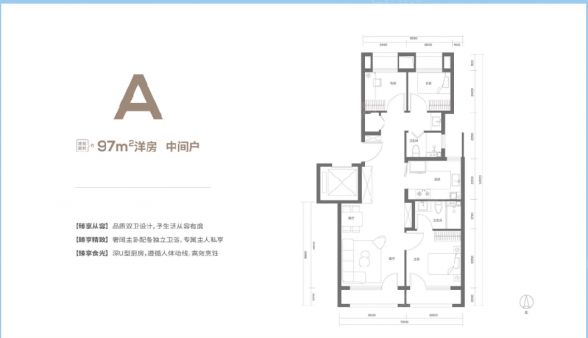 3室2厅2卫户型详情