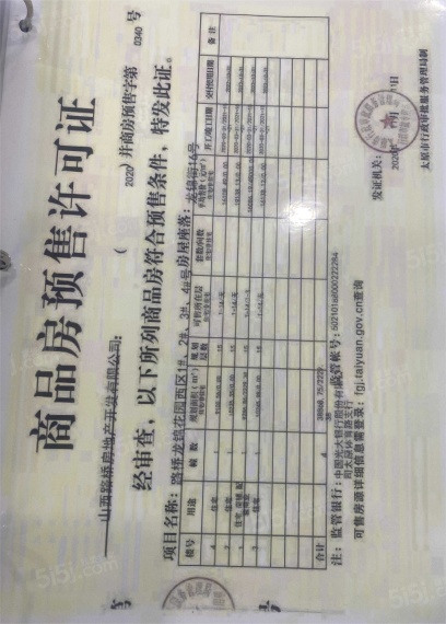 交控置地龙锦院预售许可证