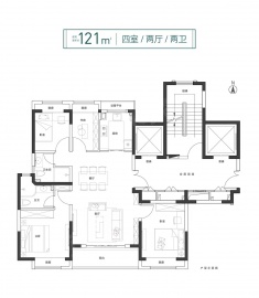 奉发左岸晶邸4室2厅2卫