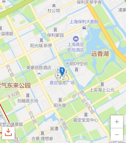 嘉定宝龙城市广场配套图
