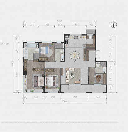 4室2厅3卫户型详情