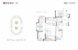3室2厅2卫户型图