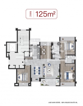 4室2厅2卫户型详情
