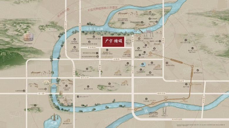广宇塘颂区位图