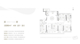 4室2厅3卫户型图