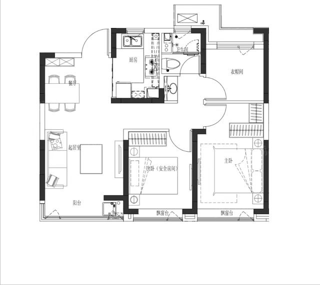 绿城桂语朝阳3室2厅1卫