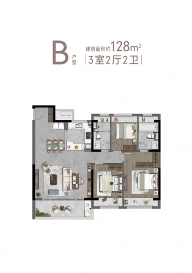 B 128户型
