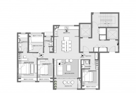 4室2厅3卫户型图