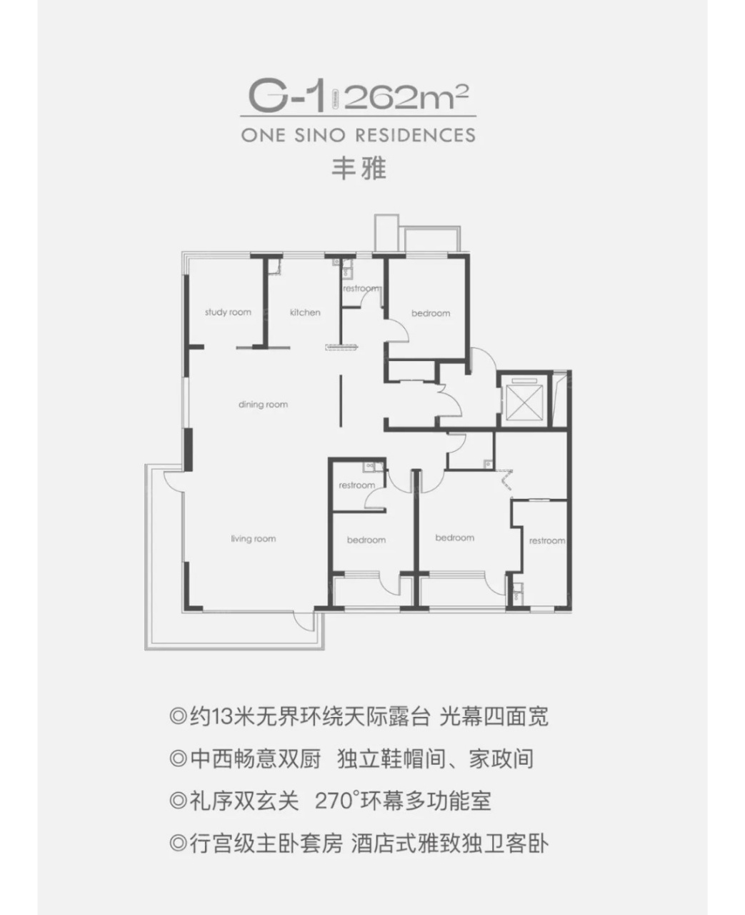 中海丰和叁号院4室2厅3卫