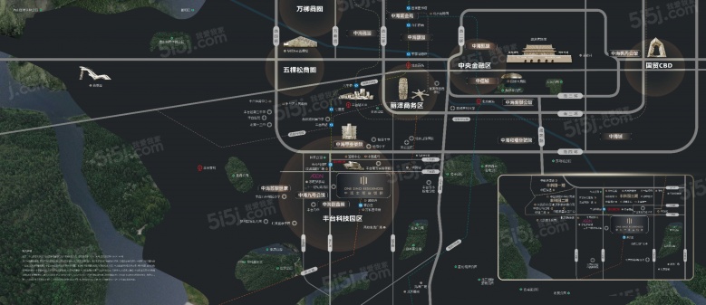 中海丰和叁号院区位图