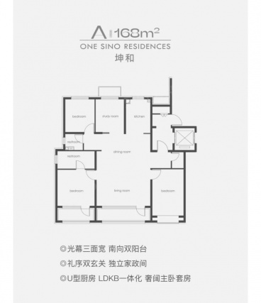 4室2厅2卫户型详情