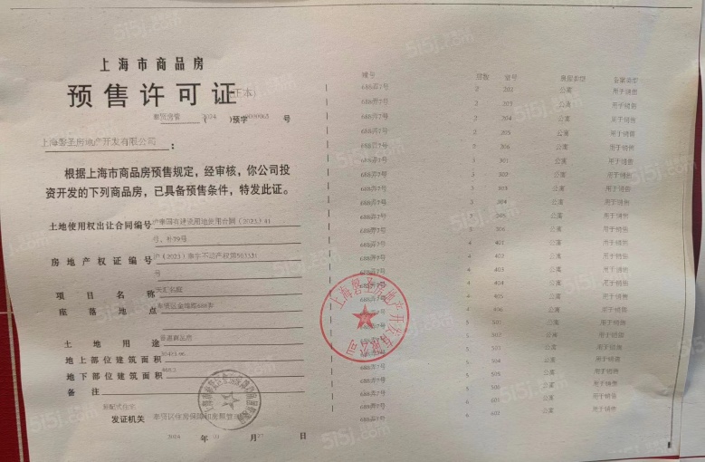 象屿江湾悦府预售许可证