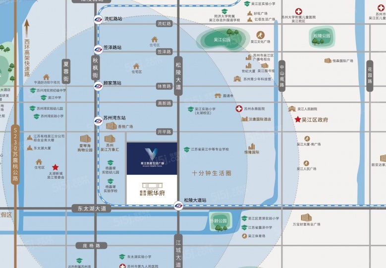 恒泰朗诗熙华府区位图