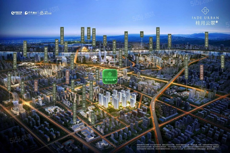 绿城桂月云翠园区位图