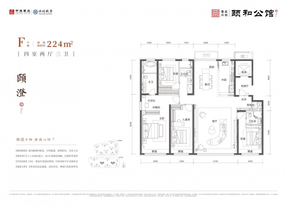 4室2厅3卫户型详情