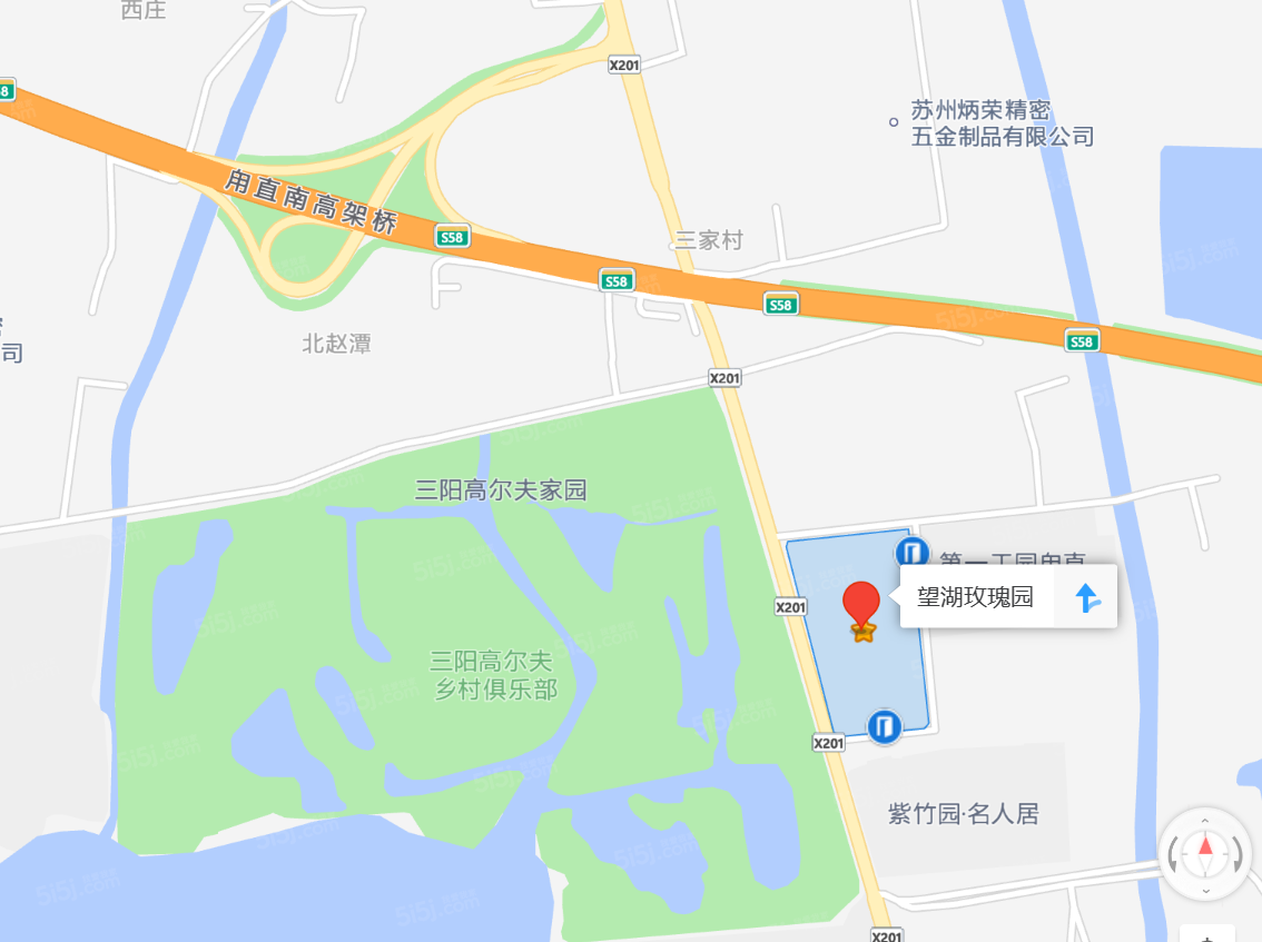 望湖玫瑰园配套图