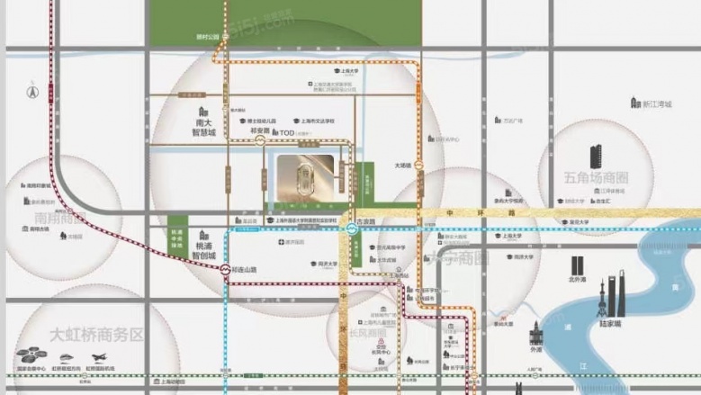 象屿交控中环云悦府区位图