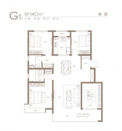 4室2厅2卫户型图