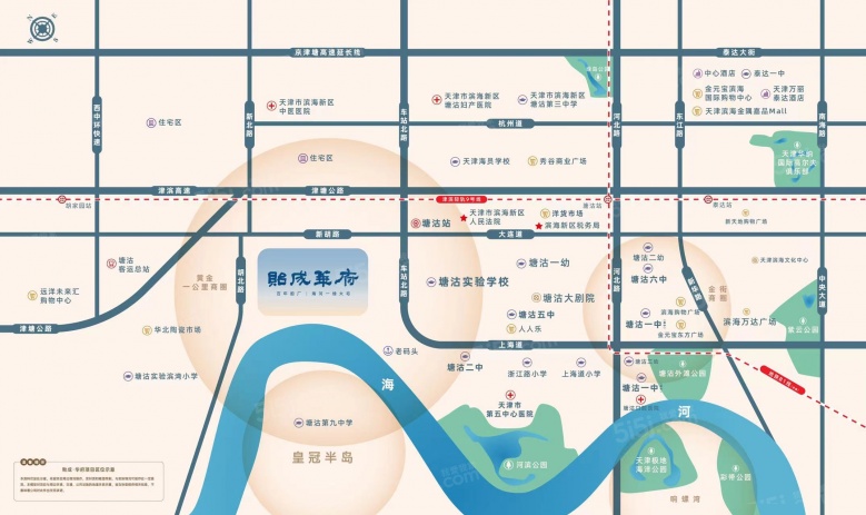 贻成华府区位图