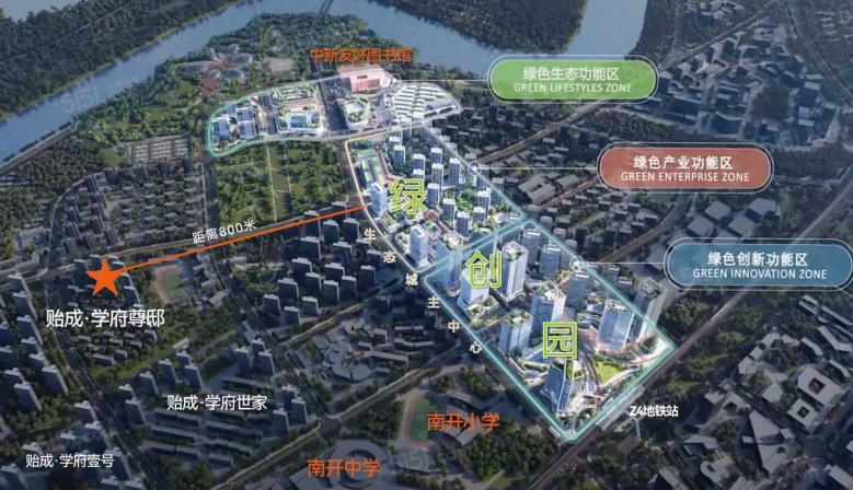 贻成学府尊邸配套图