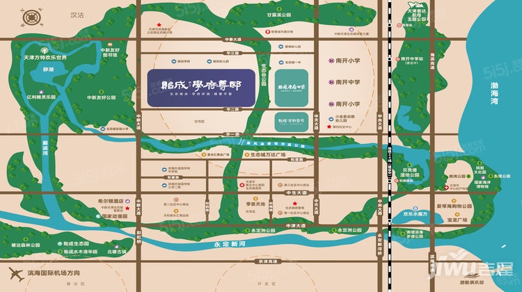 贻成学府尊邸区位图