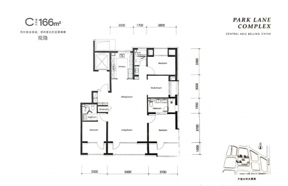 4室2厅3卫户型详情