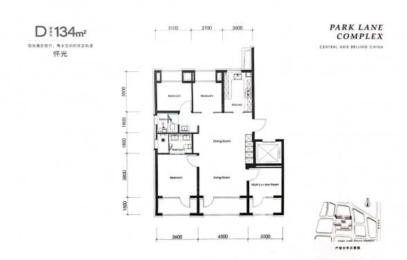 4室2厅2卫户型详情