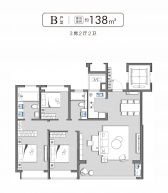 环秀湖花园3室2厅2卫