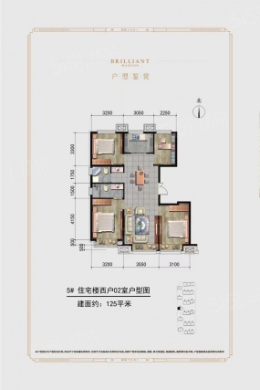 4室2厅2卫户型详情