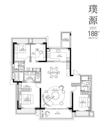 仁恒夹城里4室2厅3卫